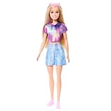 Barbie Mysteries: Beach Detectives Malibu Modepuppe mit unverkennbarem Outfit zum An- und Ausziehen...