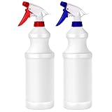 Sprühflaschen 1000ml Kunststoff Sprühflasche Einstellbarem Fein Zerstäuber Leere Spruhflasche...