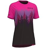 HULG Fahrradtrikot Damen Kurzarm,Women's Jersey Mountainbike-Trikot,100% Hochwertiges Polyester,...