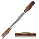 GOLD DEER Holzbearbeitungswerkzeug, 10,9 cm, Ziehmesser, SK5, Ziehmesser mit Lederscheide,...