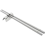 WMF Nuova Chopstick 6-teilig, Essstäbchen mit Besteckbänkchen für 2 Personen Cromargan Edelstahl...