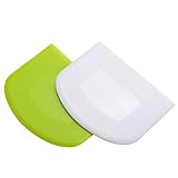 saizone 2 STÜCK Langlebig Flexibel Glatter Teigschaber Schüsselschaber Spachtel Teigschaber...