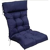 Extra Dicke Gartenstuhlauflagen Set für Hochlehner - UV-beständige Outdoor-Sitzpolster Bequem und...