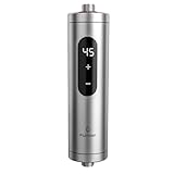 Mini Durchlauferhitzer 5.5kW, Edelstahl Durchlauferhitzer Klein Waschbecken On-Demand Kleine...