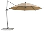 Schneider Sonnenschirm Rhodos Rondo, sand, 350 cm rund, 792-16, Gestell Aluminium, Bespannung...