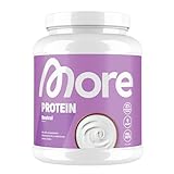 MORE Protein, Geschmacksneutral, 600 g, Mix aus Whey Konzentrat und Casein ideal zum Muskelaufbau...