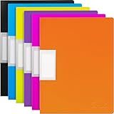 H&S Sichtbuch A4 mit Klarsichthüllen - Mappe im 6er-Set mit Klarsichthüllen - Sichtmappe A4 -...