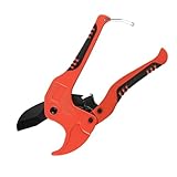 42mm PVC-Rohrschneider Kunststoff, Profi Kunststoff Rohrabschneider mit Ratsche für PVC PPR PP PE...