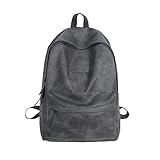 DOSERTY PU-Leder-Rucksack für Damen und Mädchen, modischer Rucksack, lässig, Schule,...