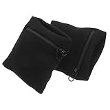 JOINPAYA 2 Stück Pack Sport Armband Geldbörse mit Reißverschluss Schweißabsorbierend Weiches...