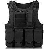 Kalastussaari Sicherheitsweste Einstellbare Airsoft -Weste Leichtes Paintball...