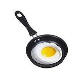 Demoyaya Antihaftbeschichtete Mini-Pfanne für ein Ei, 12 cm, Eierpfanne mit Griff,...