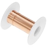 QWORK® T2 Kupferlackdraht 0.1mm x 100m, 99,9% Reiner Kupferdraht für Transformatoren, Spulen &...
