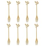 Edelstahl -Stahlgabel Gabel Set Dessert Kuchen Obstgabel Mini Gabel Gabel Edelstahl Küchenzubehör...