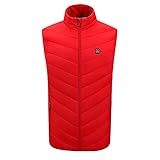 Elektrische beheizte Weste, USB, warme Winterwesten, Taschenmantel, beheizbare Jacke, ohne Batterie,...