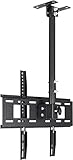 Deckenhalterung für Fernseher, für 26- bis 60-Zoll-Flach- und Curved-Fernseher, schwenkbar und...