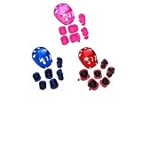 Vibsky Kleinkind Helm und Knie Ellenbogen Handgelenk Pads Set für 5-16 Jahre alte Verstellbare...