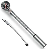 SKS GERMANY Luftpumpe USP, Profi-Dämpferpumpe, Silber, Länge: 278 mm