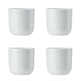 Mikasa Chalk 4pc Porzellan-Eierbecher-Set, weiße Eierbecher für Frühstückstische, 5cm |...