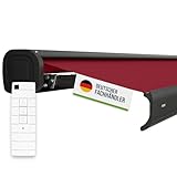 empasa Elektrische Kassettenmarkise 'Classic' Gelenkarmmarkise Markise Sonnenmarkise Sonnenschutz,...
