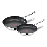 Tefal Jamie Oliver Cook's Direct On Pfannenset 24/28 cm, Bratpfanne Induktion, Antihaft,...