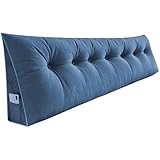 OHMG Rückenkissen 200CM,Keilkissen für Bett und Sofa geeignet,Dreieckiges Lesekissen,Kissen mit...