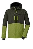 killtec Herren Skijacke/Funktionsjacke mit Kapuze und Schneefang KSW 53 MN SKI JCKT, dunkeloliv, M,...