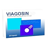 VIAGOSIN - 600 Milligramm für Männer - Sofort & Standfest - 20 Kapseln hochdosiert im Blister