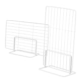 ZUNOXAZ 2 Stück Gefrierschrank Draht Trennwand Verstellbarer Mesh Organizer Belüftet Bruchfest...
