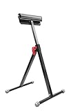 kwb Klappbarer Rollen-Auflagebock mit hochwertiger Führungsrolle - Höhenverstellbar 680-1100 mm -...