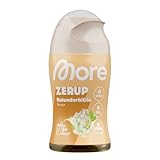 MORE Zerup, Holunderblüte, 65 ml, für bis zu 8 l Fertiggetränk, zuckerfreier Sirup mit echten...