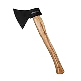 HÖGERT TECHNIK Äxte 800g mit Holzstiel - Mehrzweckaxt zum Spalten und Hacken, ergonomischer...