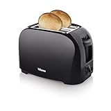 Tristar BR-1025 Toaster, 6 einstellbare Bräunungsstufen, mit Brötchenaufsatz und herausnehmbarem...