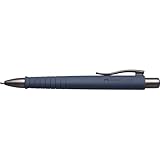 FABER-CASTELL 241189 - Kugelschreiber Poly Ball, urban navy blue, 1 Stück, mit auswechselbarer...