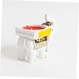 JECOMPRIS 2 Stück Ethnischer Kerzenhalter Elefant aus Resin Großer Deko kerzenständer für Tisch...