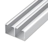 Robustes Aluminium-Schiebetürschienen-Set für Doppeltüren – komplettes Hardware-Set für...