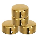 WHAMVOX 4 Stück Edelstahl Handlauf Endkappen für Treppengeländer Ø50mm Treppenabschluss...