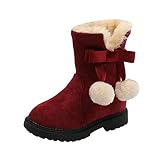 Generisch Modische - und Winter-Schneestiefel für Mädchen, dicker, rutschfest, warm und bequem,...