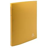 Exacompta 541999E Premium Ringbuch Opak aus blickdichten Kunststoff DIN A4 mit 2-Ring Mechanik...