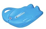 BIG - Schlitten Snow Speedy (hellblau) – Schnee-Bob aus Kunststoff mit Sitzkuhle und Haltegriffen,...