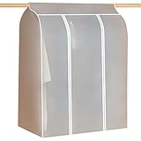 Opilroyn Kleiderschutzhüllen - Kleidertasche Kleiderschrank Staubschutz | Klare Aufbewahrungsbox...