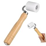 DECOMELODY Wandtapeten Roller Pom Holz Langlebig Andruckrolle für Vliestapeten Folien und...
