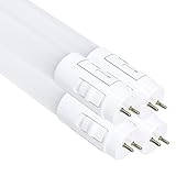 LED ATOMANT Packung mit 4 LED Röhre 120cm 18W, CCT (Farbwahlschalter Warmweiß, Neutralweiß oder...