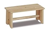 King Collection King Home S1513042 Fußstütze aus Holz, 35 x 17,5 x 15,5 cm