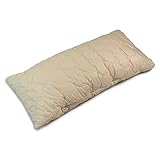 GIRAFFENLAND Bio Hirsekissen 40x80cm, Komfort-extra Bio-Steppware + Bio Hirse mit zusätzlichem...