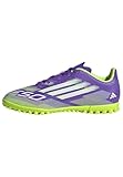 adidas Unisex Kinder F50 Club Firm Ground/Multi Ground Football Boots Kids, Purple Rush/Cloud...