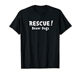 Rettungsboxer-Hunde Silhouette entzückender Hund Mama Papa Adoption T-Shirt