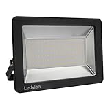 Ledvion - LED Strahler, 100W LED Strahler Außen, 6500K Kaltweiß Scheinwerfer, 12.000LM Superhell...
