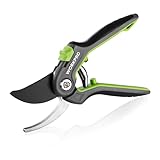 WORKPRO Bypass Gartenschere 210mm, professionelle Astschere mit SK5 Klinge für frische Zweige,...