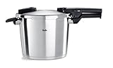 Fissler Vitaquick Premium / Schnellkochtopf (6 L, Ø 22 cm) Edelstahl-Dampfkochtopf, 2-Garstufen,...